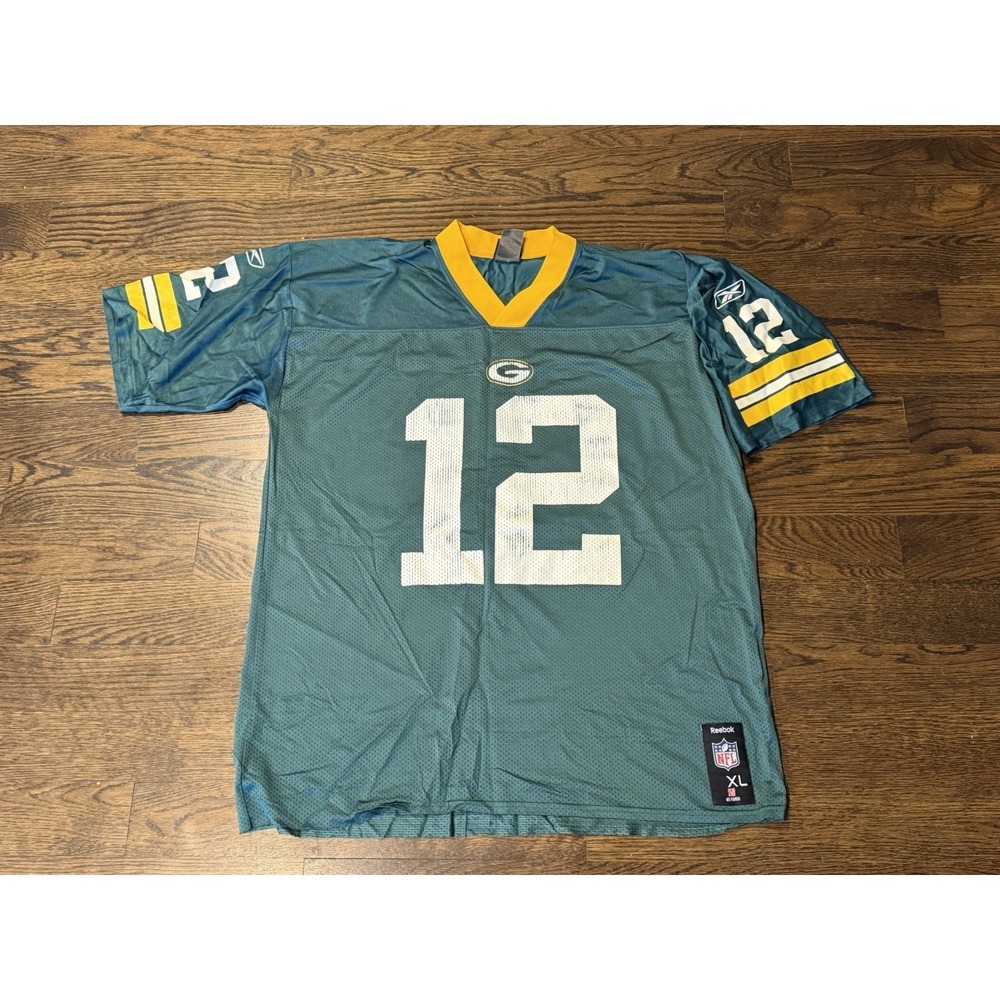 Reebok Aaron Rodgers Green Bay Packers Jersey Size XL Football NFL
